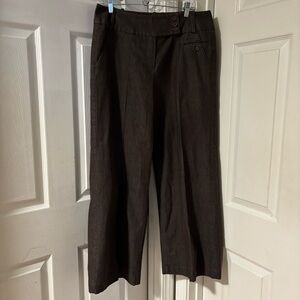 Y2K New Directions Wide Leg Flare  Brown Denim Jeans Size 14